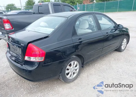 2009 Kia Spectra Ex from USA, damaged, VIN KNAFE221595599729